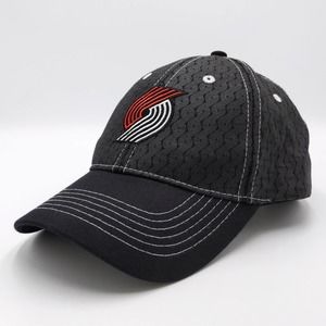 Portland Trail Blazers All Over Print Snapback Hat NBA Basketball Cap Black